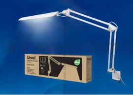 Светильник настольный на струбцине Uniel TLD-524 White/LED/500Lm/4500K/Dimmer