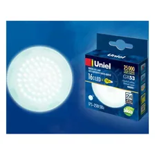 Лампа светодиодная Uniel GX53 16W 4000K матовая LED-GX53-16W/NW/GX53/FR PLZ01WH