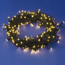 Гирлянда комнатная Нить теплый белый 20м зеленый ПВХ IP20 200LED 180-220В ULD-S2000-200/DGA WARM WHITE Uniel