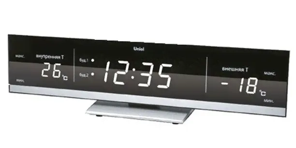 Uniel UTV-41W часы без проекции