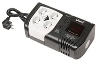 Стабилизатор напряжения однофазный Uniel U-ARS-1500/1 черный/белый