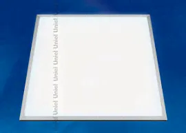 Uniel Панель светодиодная сверхтонкая PROM-3 SILVER 40W 4000K 595x595x10