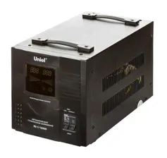 Стабилизатор напряжения UNIEL RS-1/12000 однофазный, цифровой 220В 8000Вт вх.:125-270В