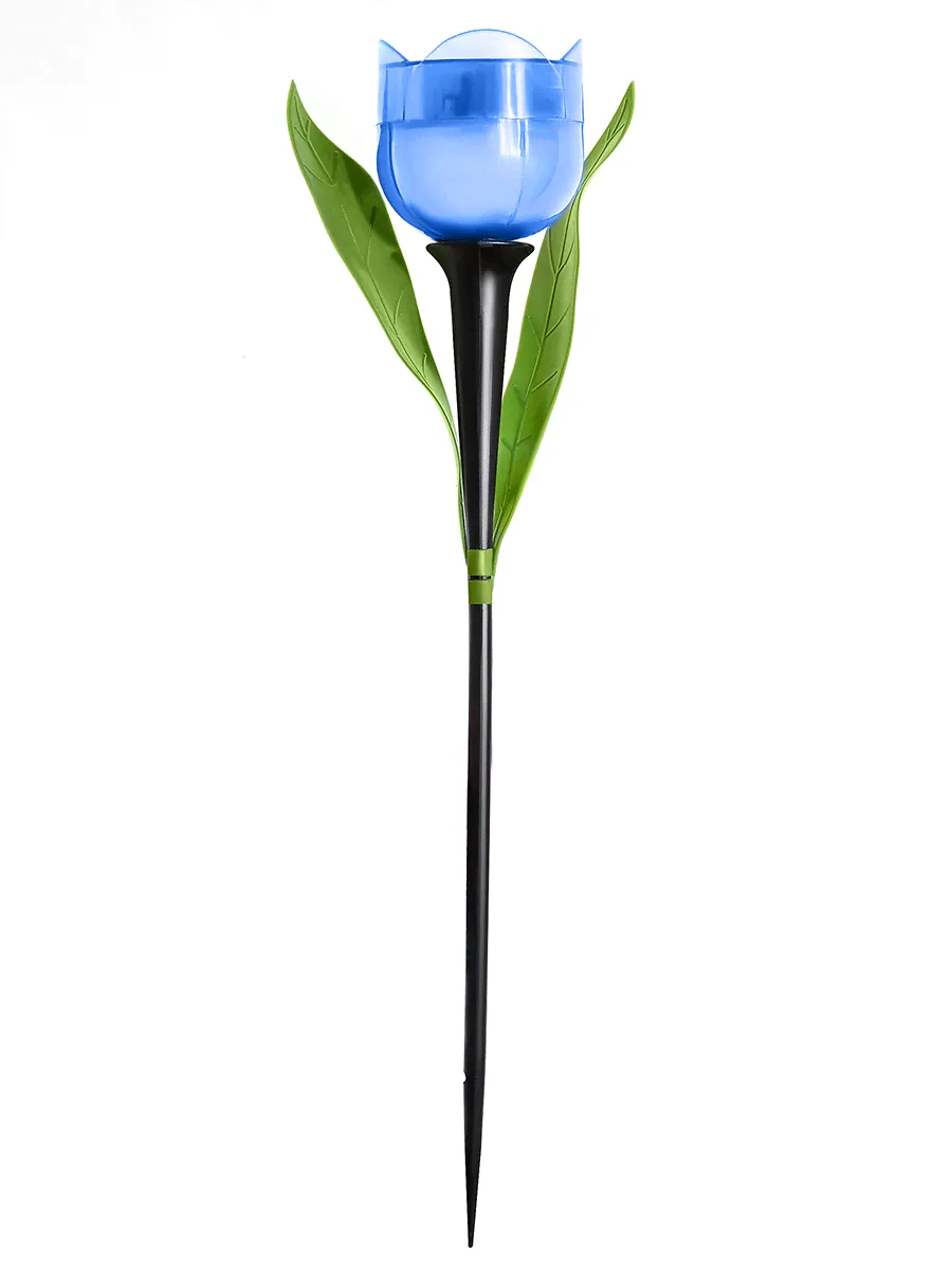 Фонарь садовый Uniel USL-C-454/PT305 BLUE TULIP Синий тюльпан-0