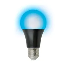 Лампа светодиодная ультрафиолетовая Uniel E27 9W матовая LED-A60-9W/UVAD/E27/FR PLZ07BK UL-00005855