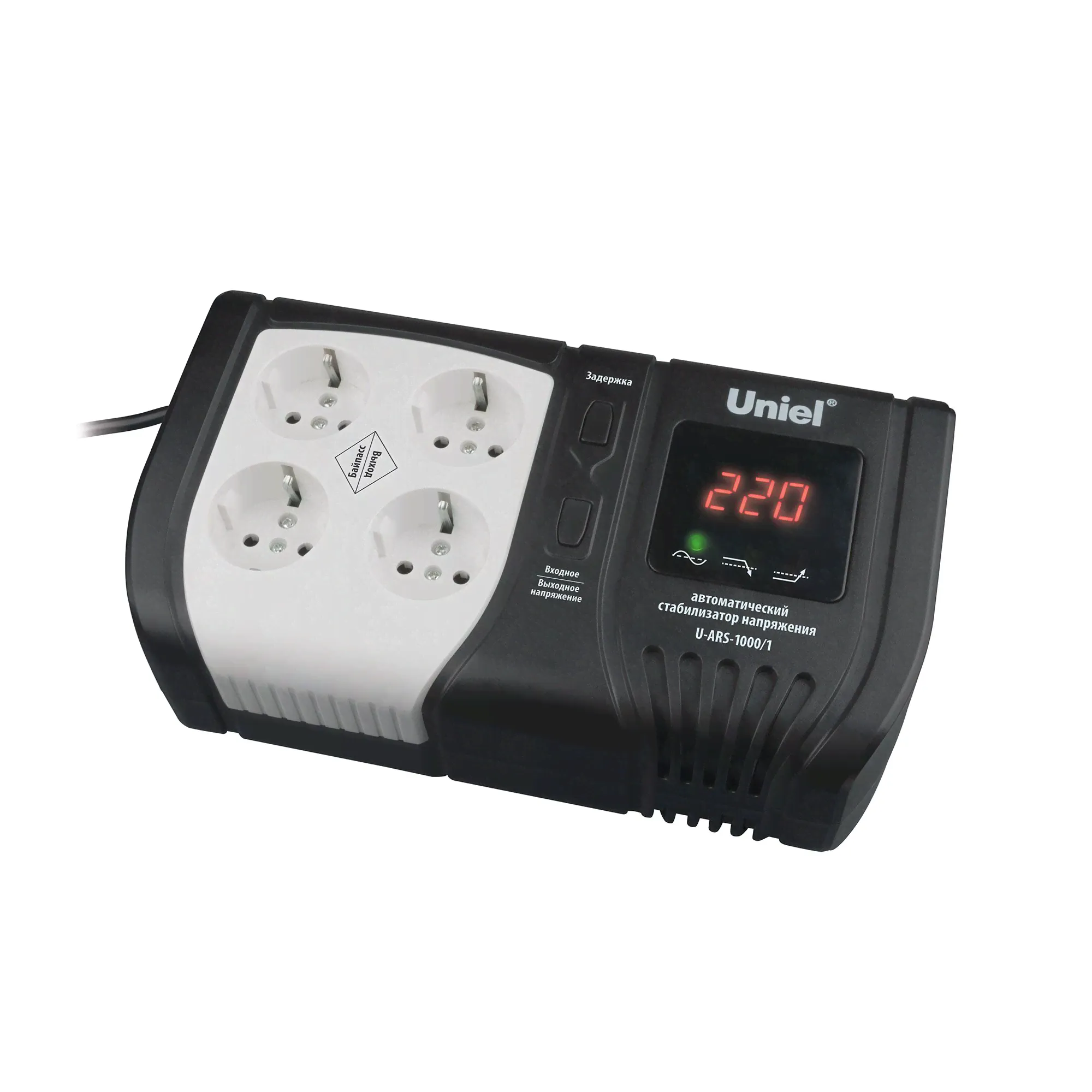 Стабилизатор напряжения U-ARS-1500/1 Standard - Expert 1500ВА 09623 Uniel