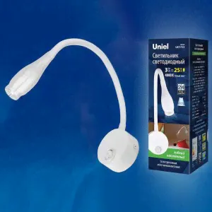 UL_UL-00004239 Бра Uniel ULT-F22 ULT-F22-3W/4000K IP20 WHITE-0