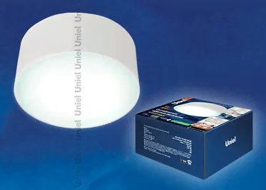 Uniel Светильник LED накладной круг 10W IP20 6500K белый 800lm 170х90mm