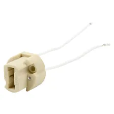 UL-00007127 Патрон керамический ULH-G9-Ceramic-10cm Цоколь G9. Белый. ТМ Uniel
