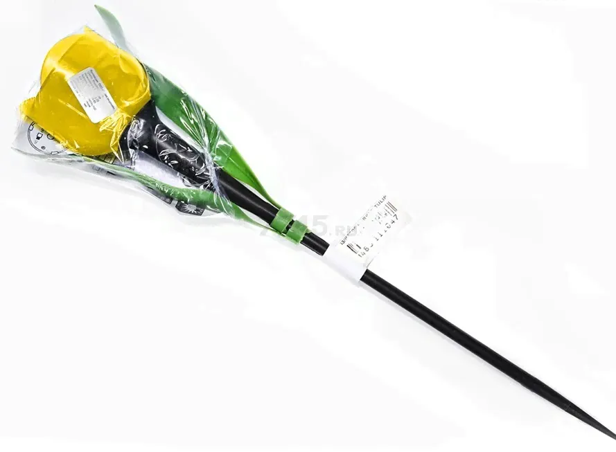 Светильник садовый на солнечной батарее UNIEL Yellow tulip (UL-00004277)-0