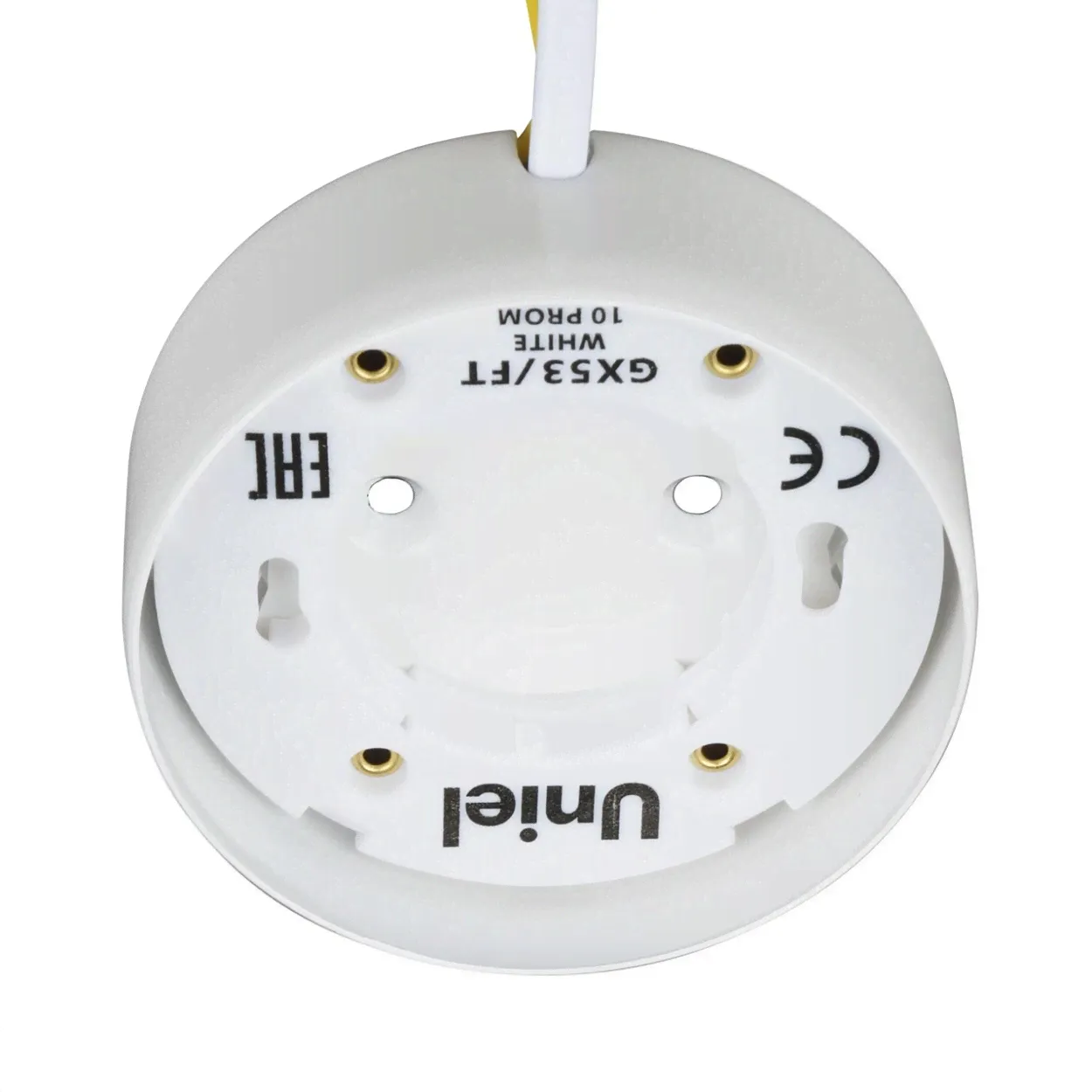 Потолочный светильник (UL-00003737) Uniel GX53/FT White 10 Prom в современном стиле, цвет белый-1
