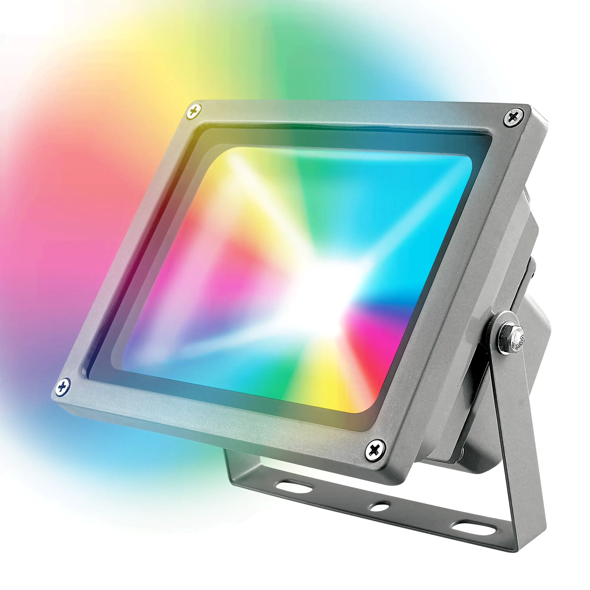 Светодиодный прожектор Uniel ULF-S01-10W/RGB/RC IP65 110-240В Мультиколор-0