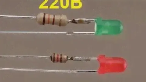 Как подключить светодиод к 220В.  ночник своими руками